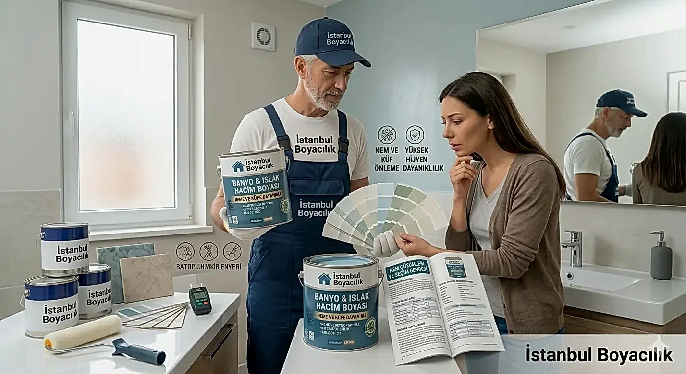 Banyo boyası seçimi için nem dayanımlı boya önerileri