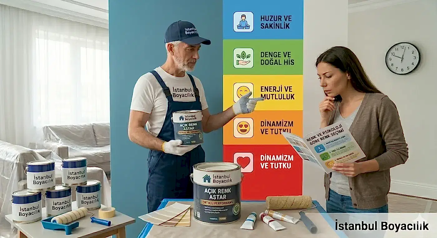 Renklerin insan psikolojisine etkisi ve odalara göre renk seçimi