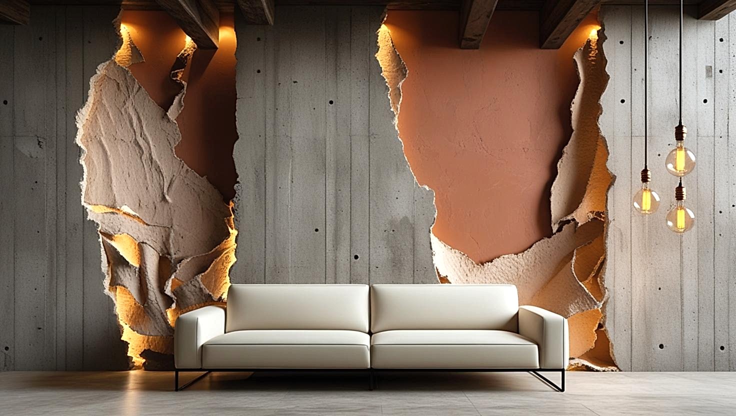 Etiler'de bir mekanda modern İtalyan dekoratif boya uygulaması