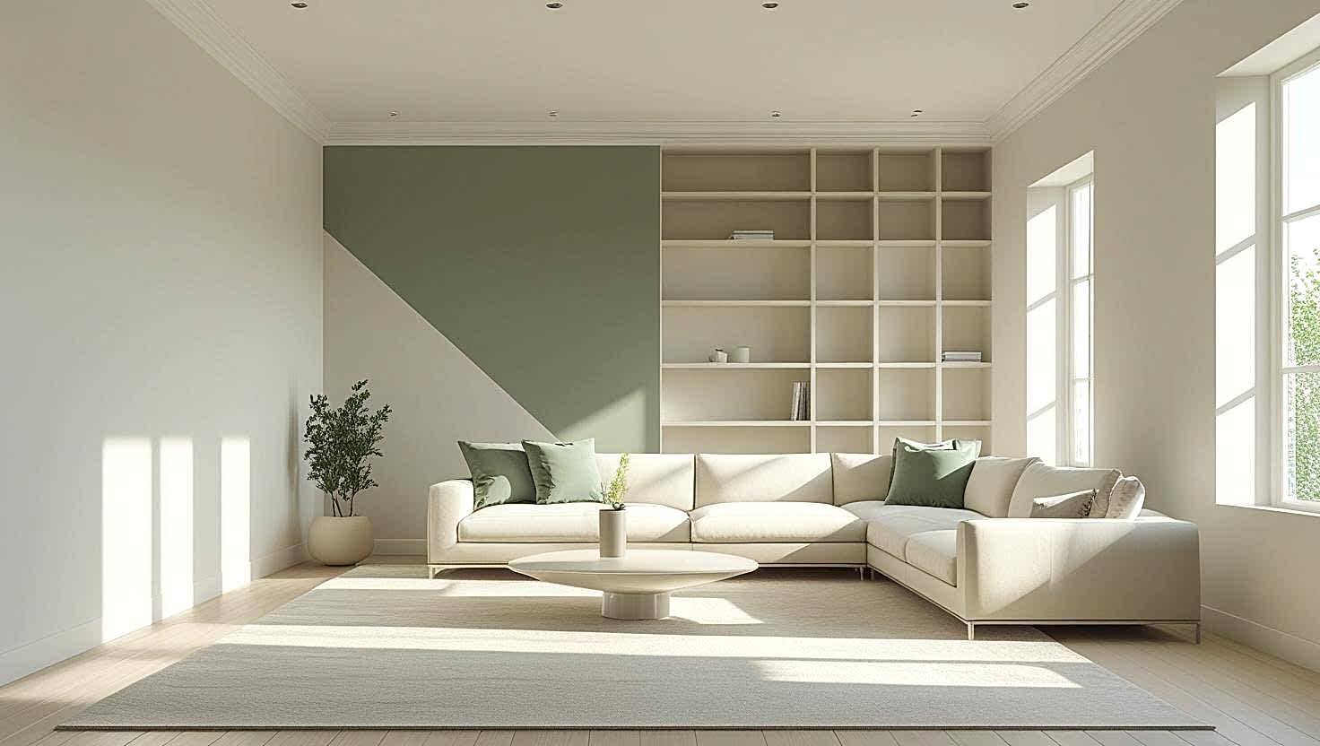 Üsküdar'da bir dairenin iç cephe boyası yapılıyor