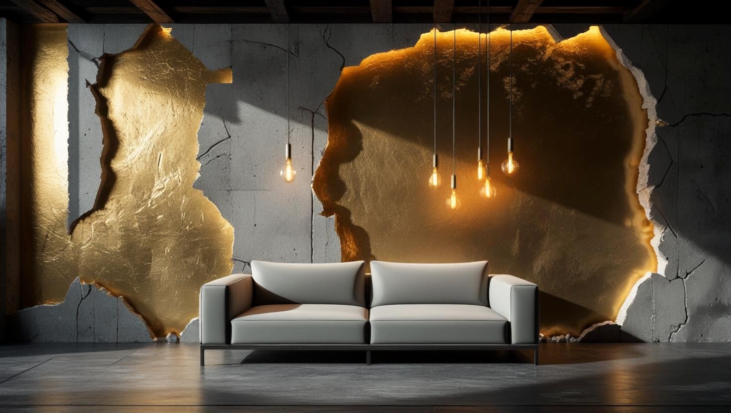 Zekeriyaköy'de country tarzı bir mekana uygulanan doğal dokulu dekoratif boya