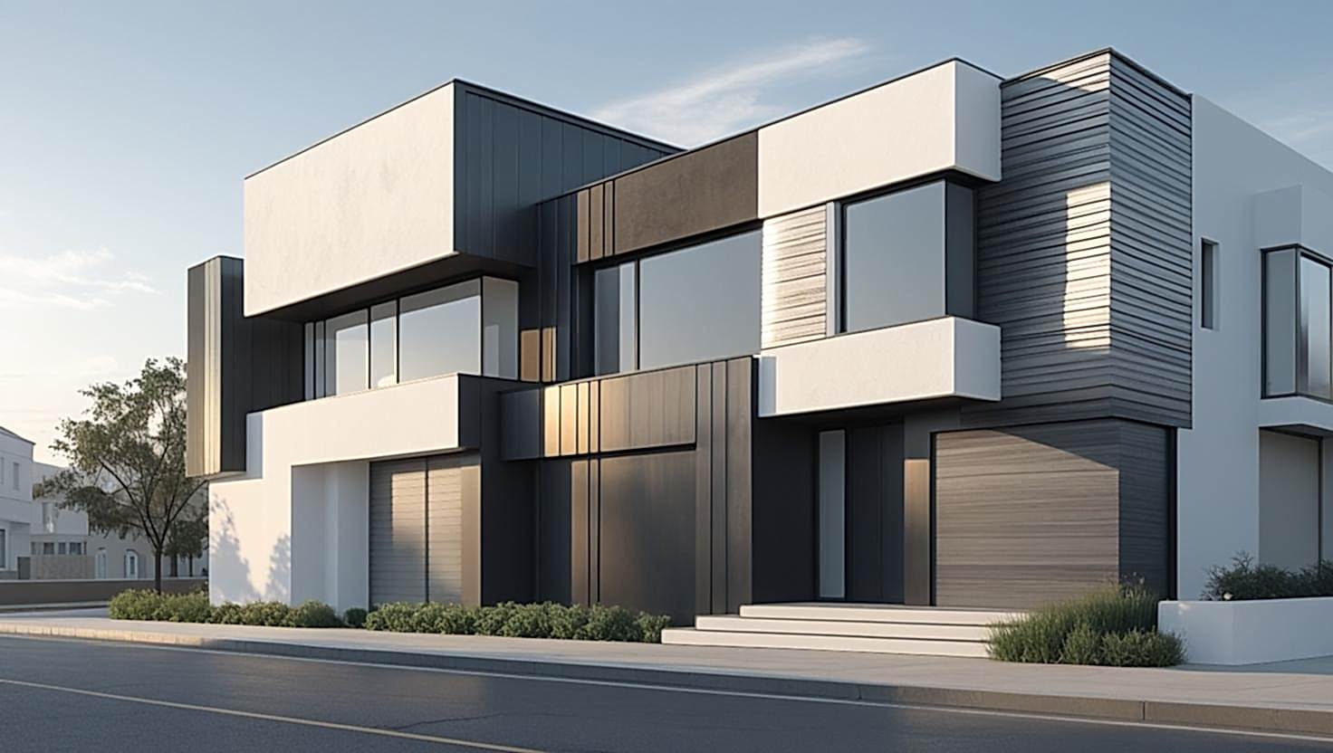 Zekeriyaköy'de ahşap ve sıva cepheli bir villanın dış cephe boya uygulaması